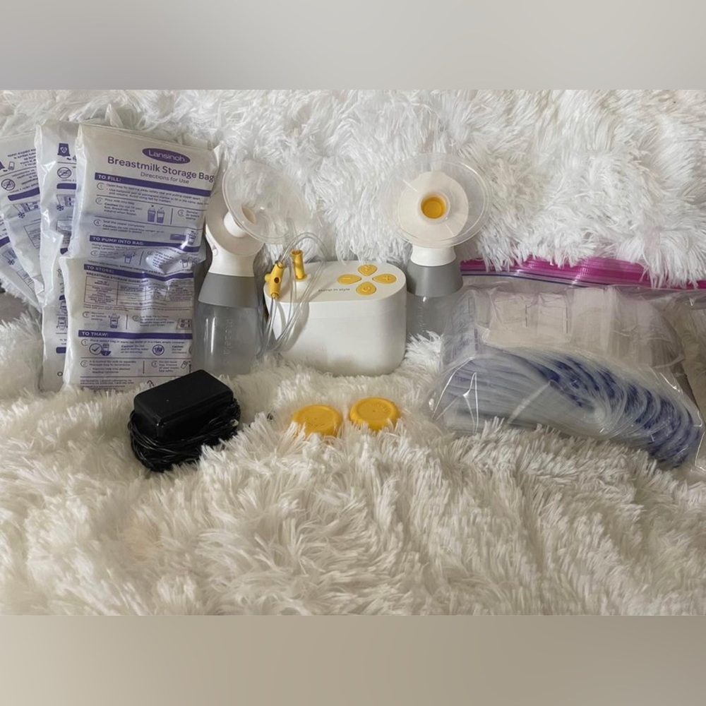 madela pump in style + 250 storage bags